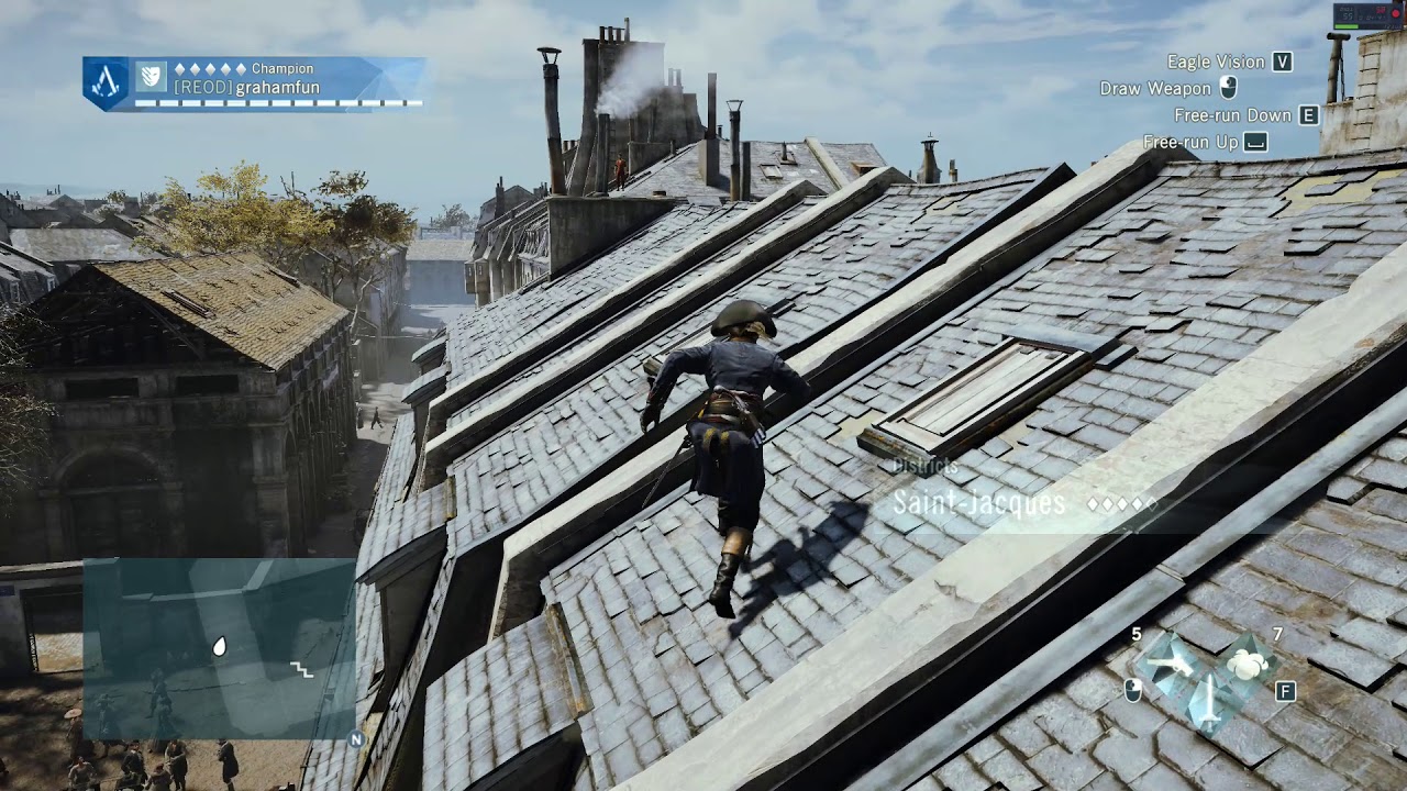 Assassins creed unity free roam Napoleons artillery outfit+The eagle of