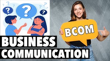 Business Communication | B.com 1st year in Hindi | A1 Education