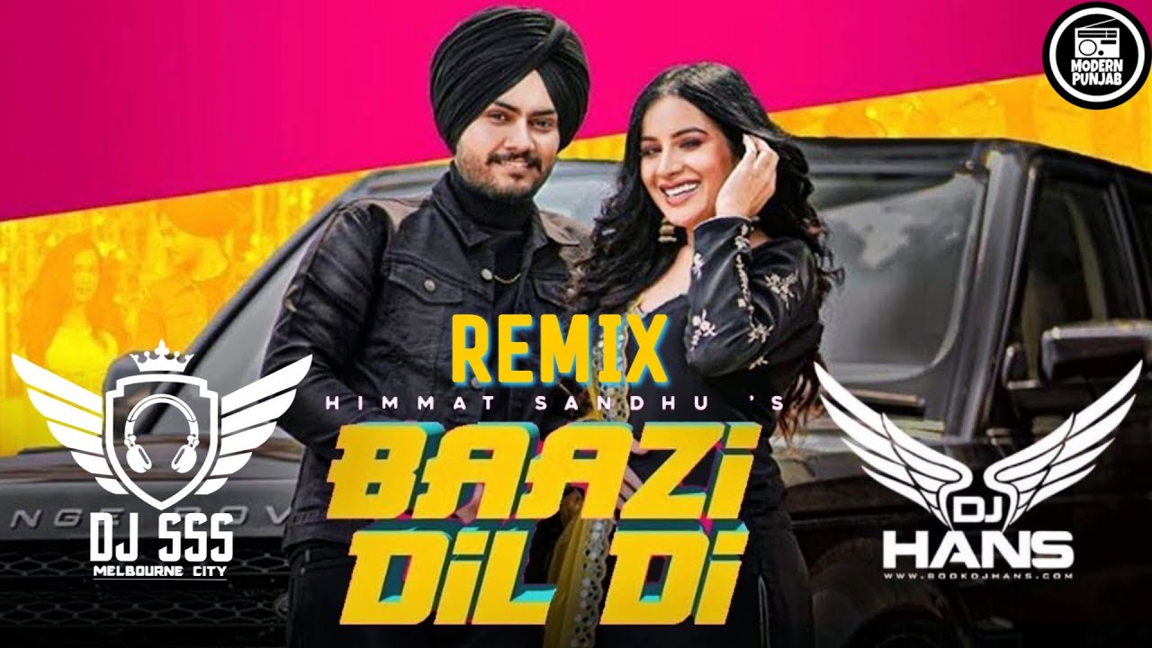Baazi Dil di Dhol Remix   DJ Hans X DJ SSS  Himmat Sandhu  New Punjabi Songs 2020