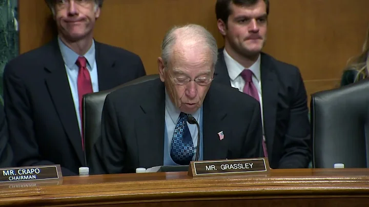 Grassley Questions Witnesses at Senate Finance Committee Nominations Hearing