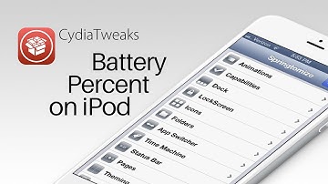 CydiaTweaks | Enable battery percent on iPod touch