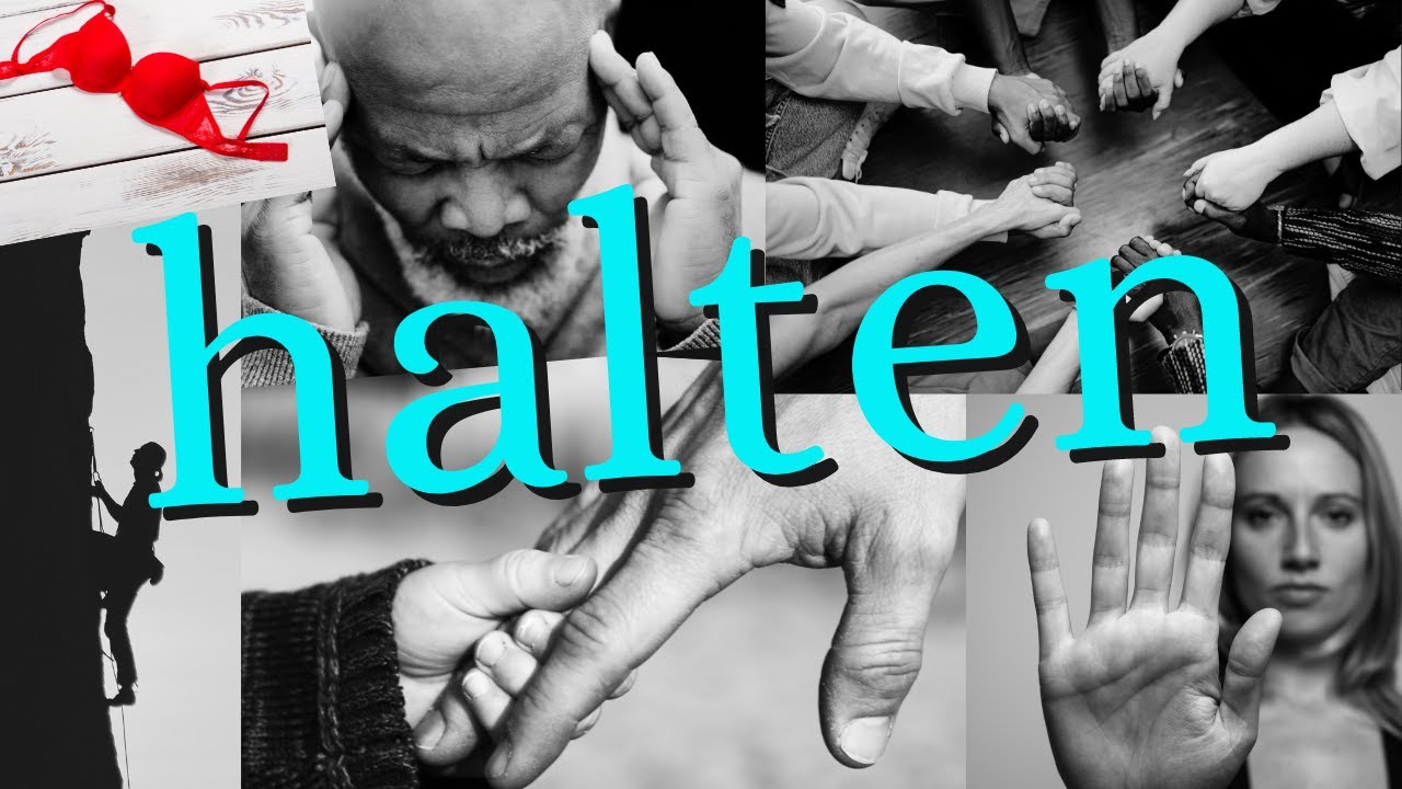 The German verb HALTEN and its many variations - Learn German! - YouTube