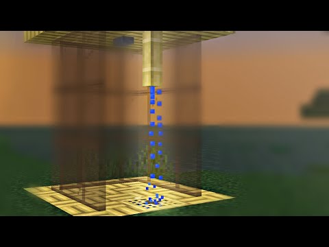 How to make the best Shower in minecraft bedrock | Minecraft 1.19 command block Tutorial