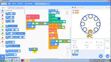 Vẽ đường tròn lớn và nhỏ bằng phần mềm scratch 3.0