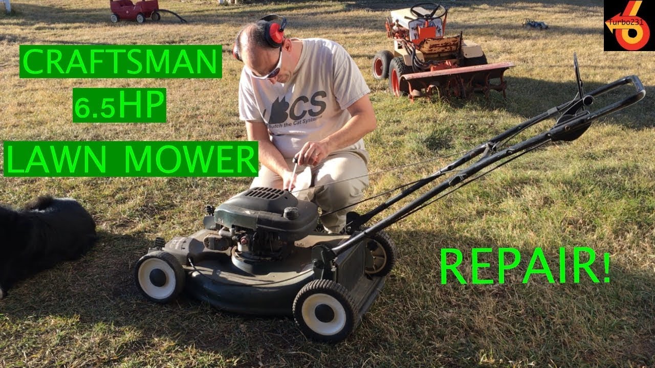 Craftsman Lawn Mower Not Running Fix - YouTube
