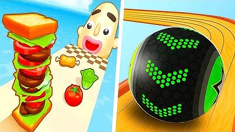 Sandwich Runner | Going Balls - All Level Gameplay Android,iOS - NEW UPDATE APK GAME Best Games