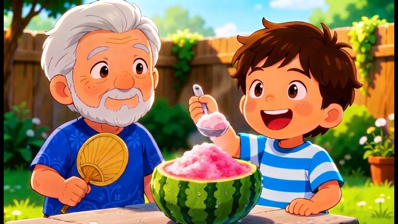 DouDou & Grandpa's Magic Watermelon Ice Cream