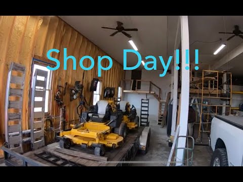 day-in-the-life-shop-vlog,-mower-problems,-washing-and-working-on-one-of-the-trailers!
