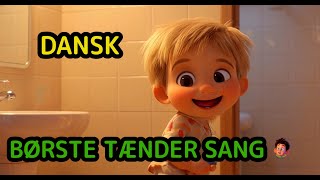 Børste Børste Tænder Sjov Tandbørstesang For Børn Rim Og Musik