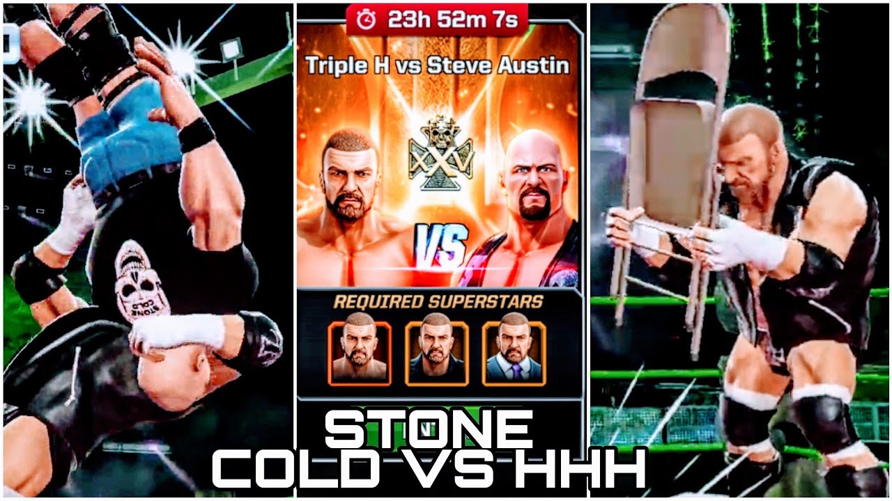 WWE MAYHEM | TRIPLE H VS STEVE AUSTIN