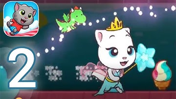 Talking Tom Candy Run - Gameplay Walkthrough Part 2 - Angela Unlocked (iOS, Android)