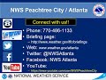 NWS Peachtree City Weekly Weather Briefing (December 2, 2021)