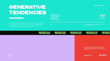 Generative Tendencies : Generative Design Awards by Creativ Medium