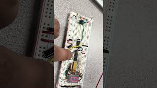 LED digit display with 555 timer circuit, decade counter and BCD to LED decoder.