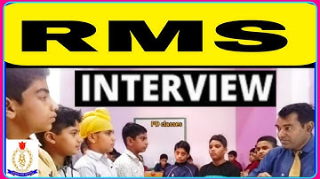 Military school interview questions video | Rms school interview | Interview Guide