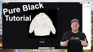 How to Make a Pure BLACK Background for White items