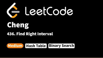 LeetCode 436. Find Right Interval