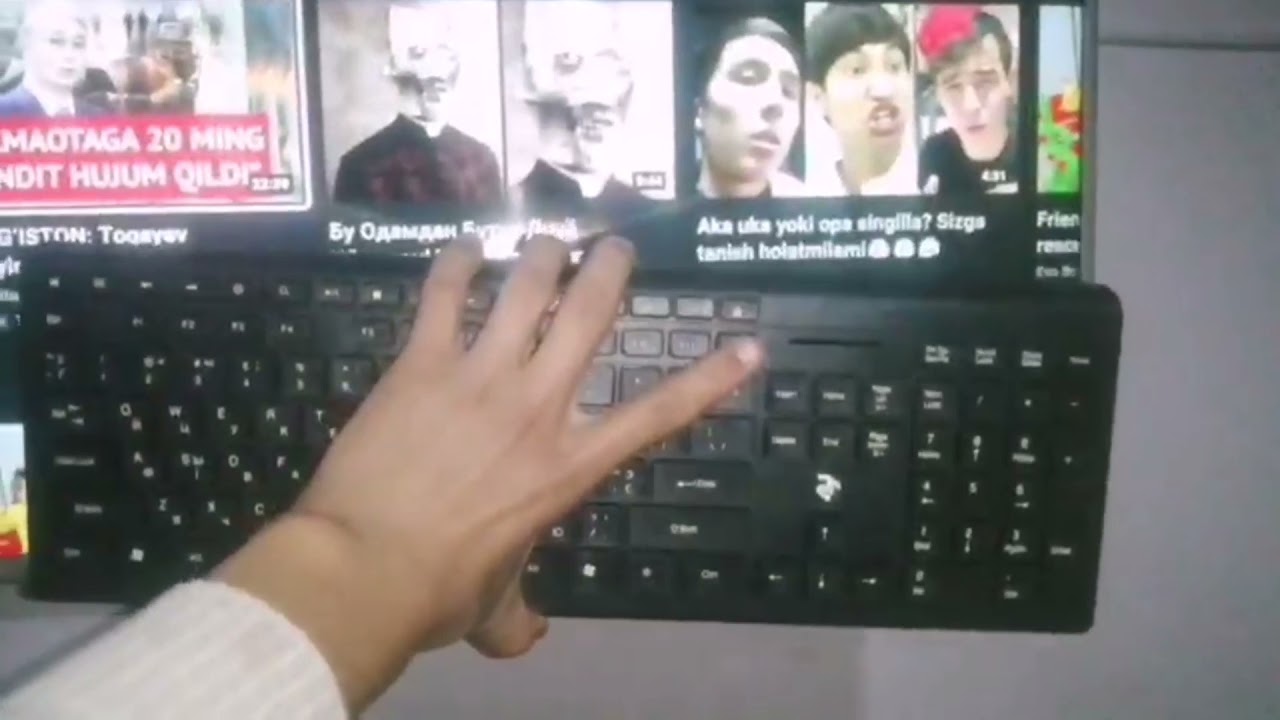 Televizorga klaviatura va mishka ulash!