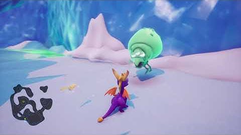 Spyro 2 Reignited Trilogy 100% Part 14 - Crystal Glacier (No commentary)