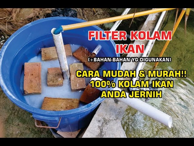 Membuat Filter Kolam Ikan / Cara Membuat Filter Kolam Ikan Koi Www