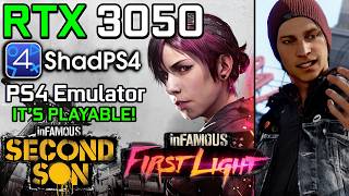 ShadPS4 on RTX 3050 - Infamous Second Son (PS4 Emulator)