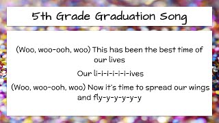 2026 RLE 5th Grade Graduation Song - Best Day of My Life