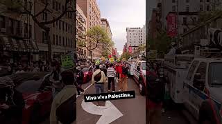 Another NY Mass Protest for Gaza - احتجاج حاشد آخر من أجل غزة