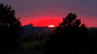 Famous Partial Solar Eclipse at Sunset October 2014 Wealth