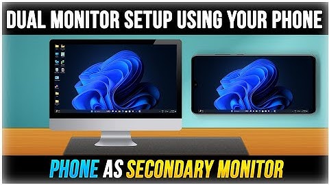 Dual Monitor Setup Using a Phone 2024 | Use Android Phone As Second Monitor🤯Turn phone Into Monitor💻