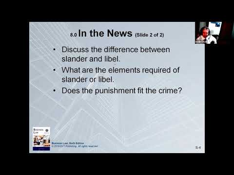 Defamation, Slander, & Libel