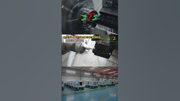 How to process  the workpiece by CNC lathe of slant bed with servo turret?