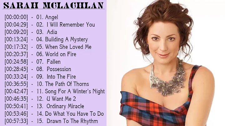 Sarah McLachlan Greatest Hits || Best Songs Of Sar...