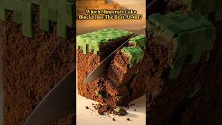 Which Minecraft Cake Blocks is the best Asmr? #aiasmr #minecraftshorts #minecraft #minecraftlovers