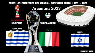 Todos los Campeones del Mundial Sub20 de Fútbol | 1977 - 2023