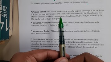 1.9 Software Quality Assurance plan