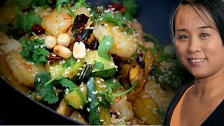 Spicy Prawn Dry Hot Pot Chinese Style Recipe (by Xiao's Kitchen)