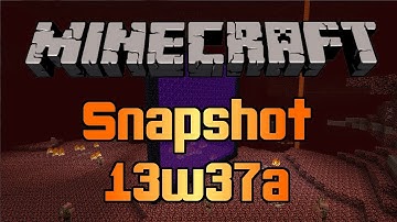 Minecraft Snapshot 13w37a | New Portals and Commands!