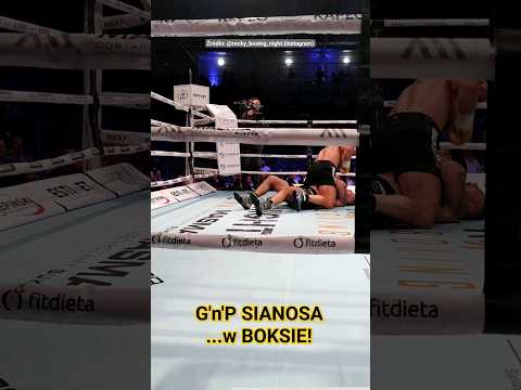 Marcin SIANOS obala w BOKSIE i serwuje łokcie BIZEWSKIEMU! #mmashorts #boxing