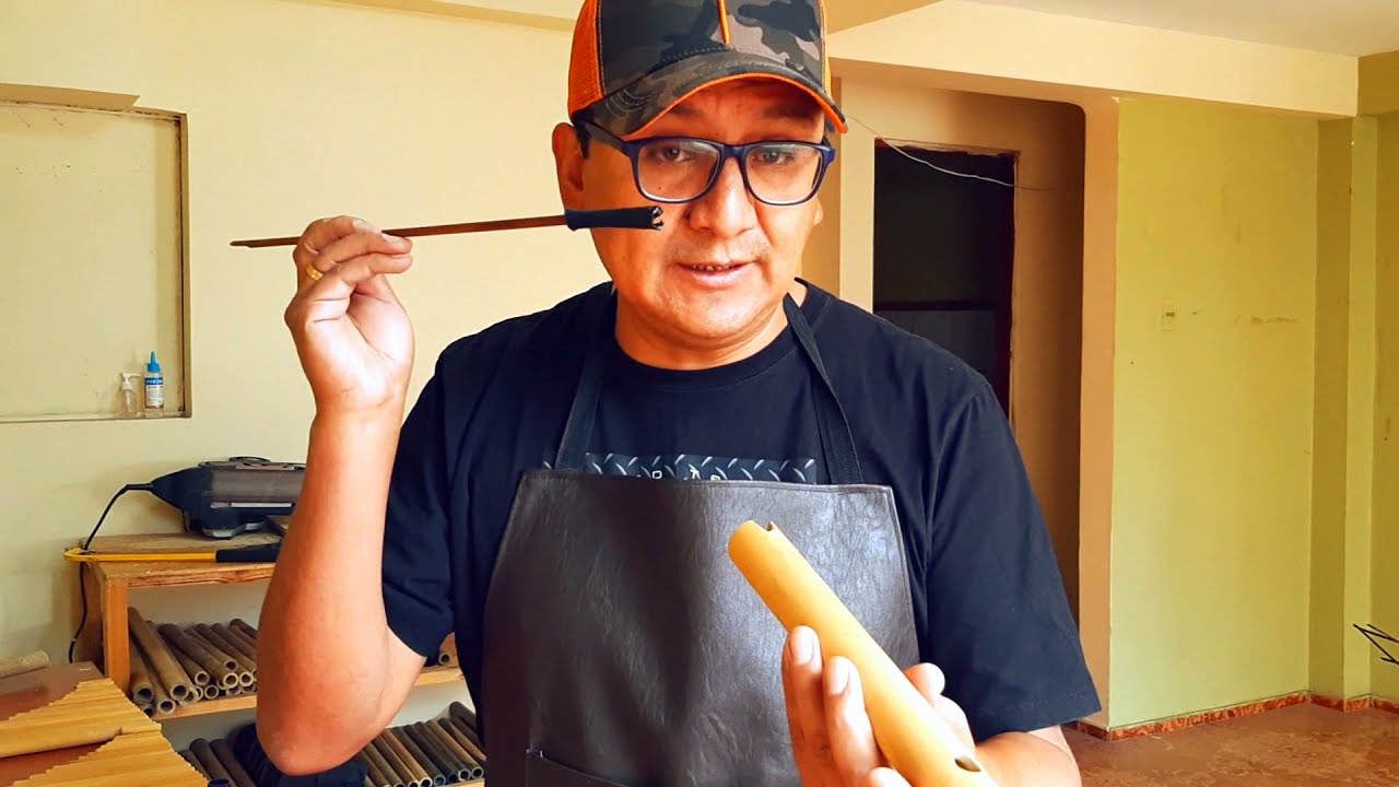 COMO FABRICARSE UNA QUENA - luthier - Oscar Román Cáceres