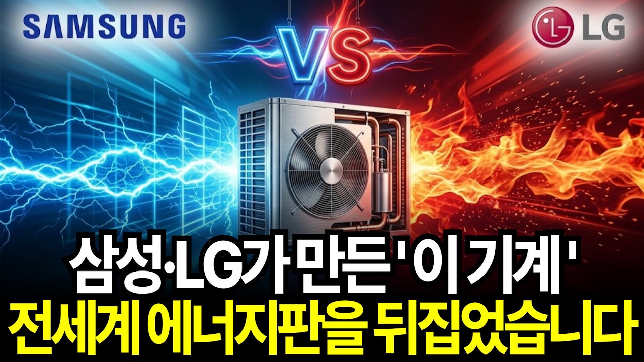 삼성·LG가 만든 '히트펌프' 전세계 에너지판을 뒤집었습니다. 유럽이 매달리는 이유