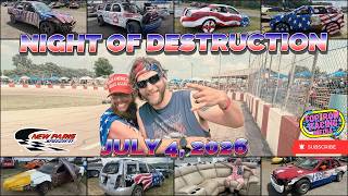 Night of Destruction | FULL PROGRAM | 7/03/26 | New Paris Speedway