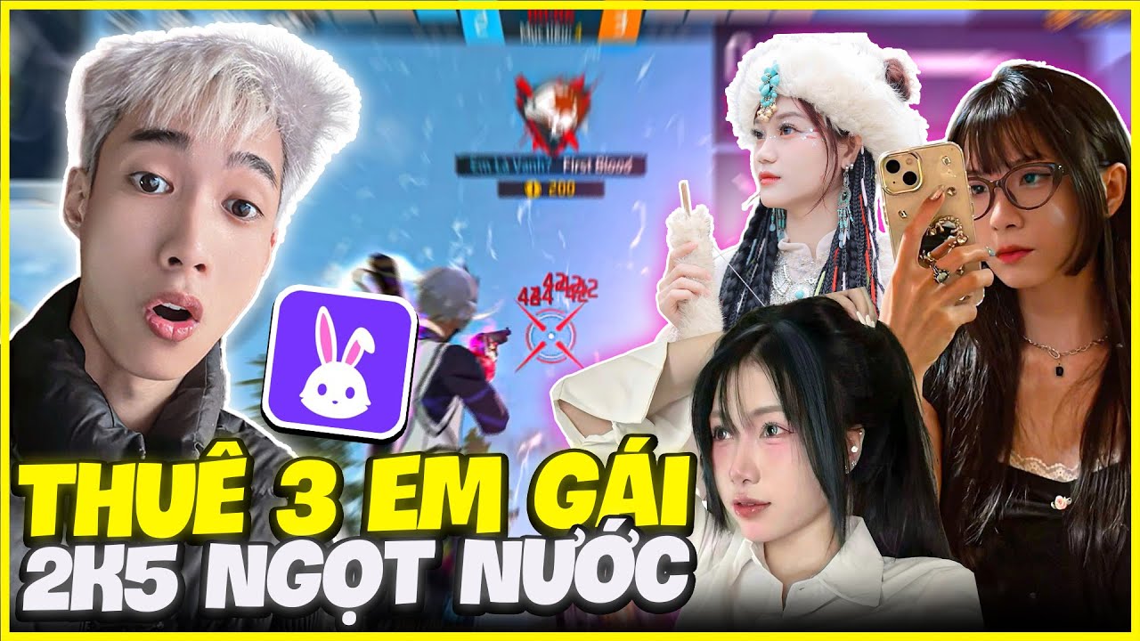 Đức Mõm Chơi Căng Thuê 3 Em Gái 2k5 Chơi Game Cùng !!!