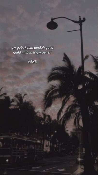 GA BAKALAN PINDAH GUILD, GUILD INI BUBAR GW PENSI