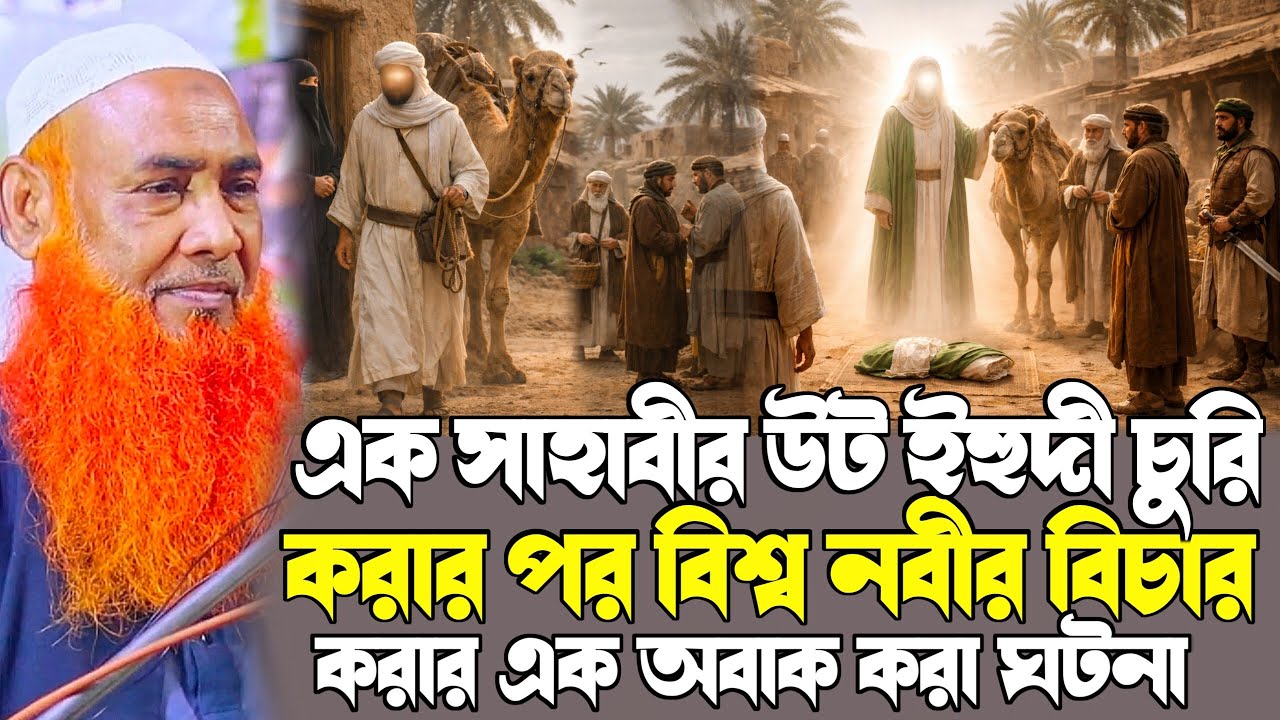 maulana abu ubaidah saheb┇এক সাহাবী উট ইহুদী চুরি পর নবী বিচার করা ঘটনা┇মাও আবু উবাইদা সাহেবের ওয়াজ