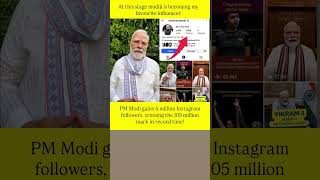 PM Modi gains 4 million Instagram followers, crossing the 105 million mark in record time!