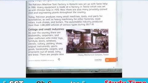 ONLINE CLASS SOCIAL STUDIES 5  UNIT 6 MINERALS, POWER RESOURCES & INDUSTRIES: LECTURE 5