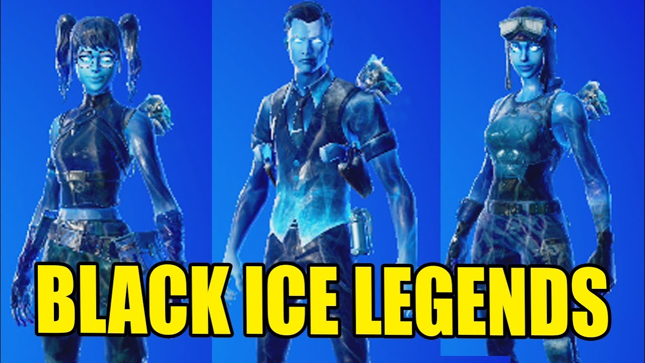 BLACK ICE LENGENDS Pack Showcase in Fortnite