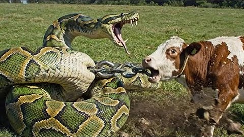 Brave Heroes Save Poor Cow From Deadly Giant Mutant Python 🐍