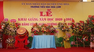 Lễ Khai Giảng Năm Học 2020 - 2021 Và Đón Bằng Trường Đạt Chuẩn Quốc Gia