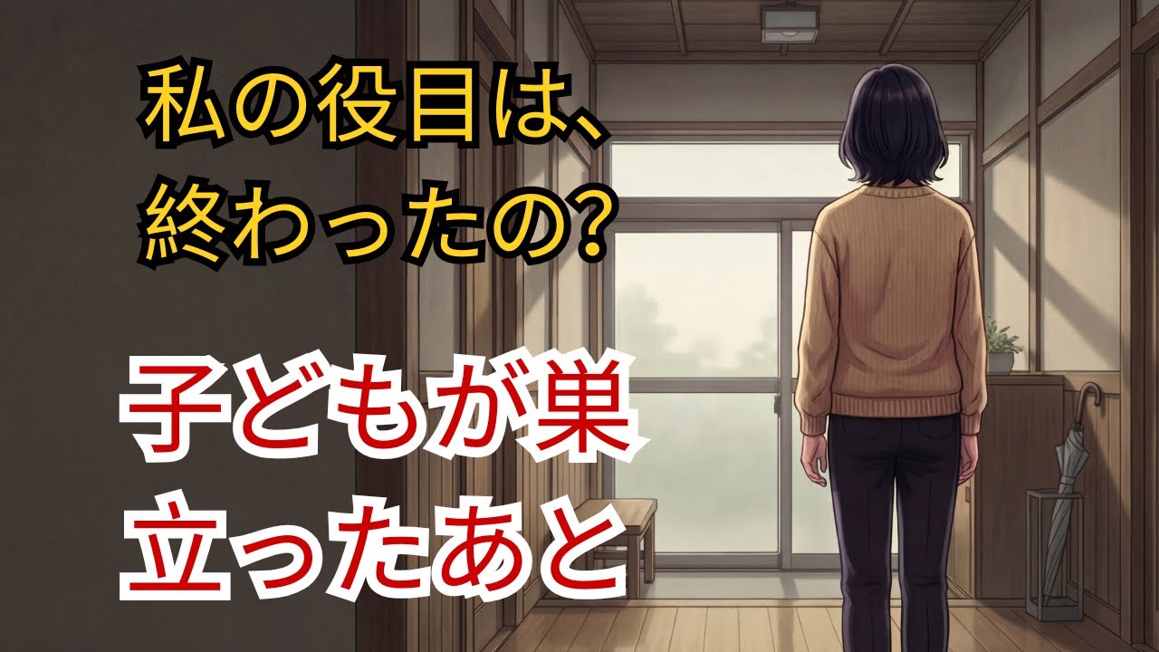 子どもが巣立ったあと、私は誰だったのか｜静かに空いた時間に戸惑う55歳主婦が気づいた「何もしない一日」の本当の意味